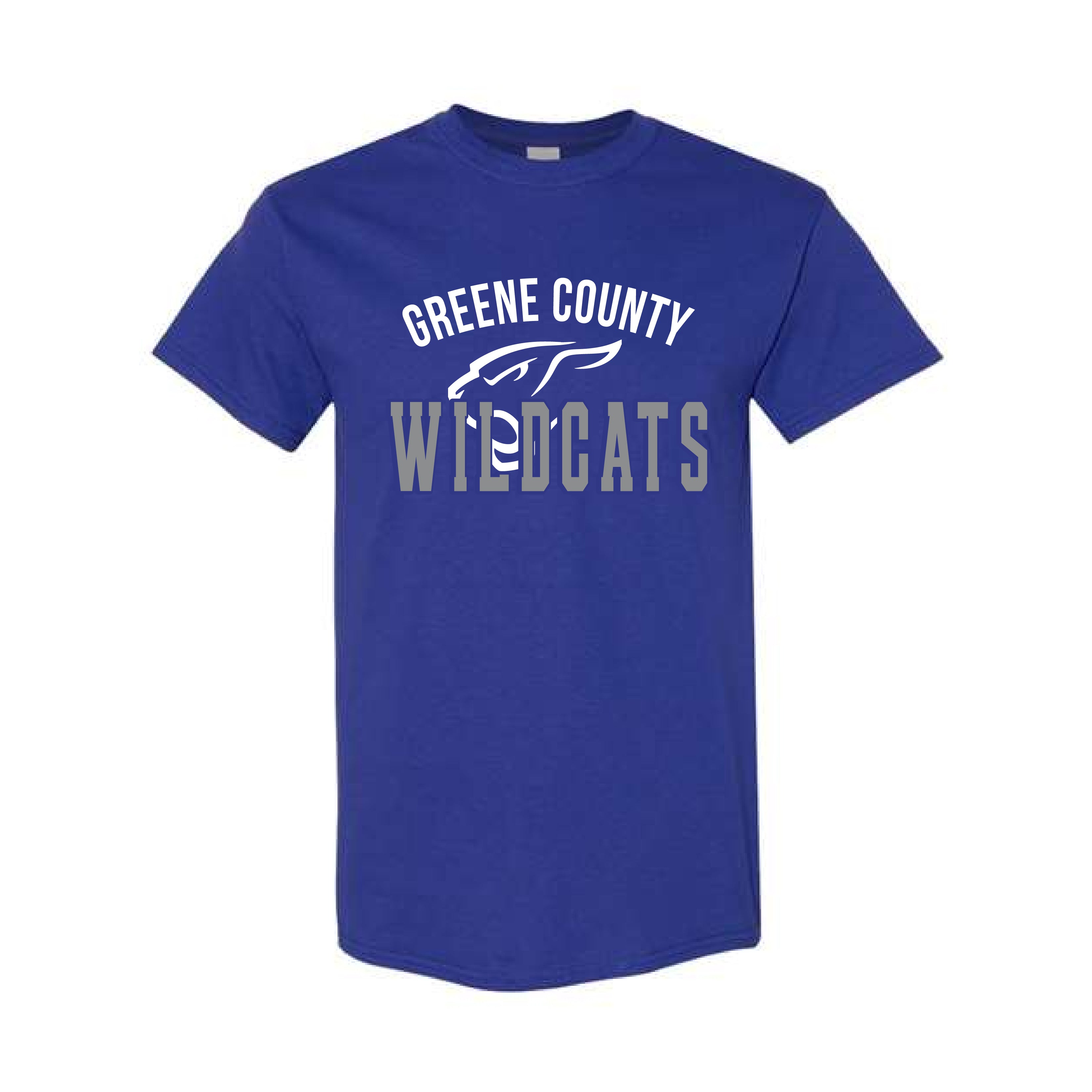Greene County Wildcats Royal Arch Tee