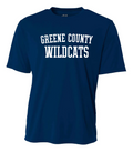 Wildcats Athletic Dryfit Navy Tee