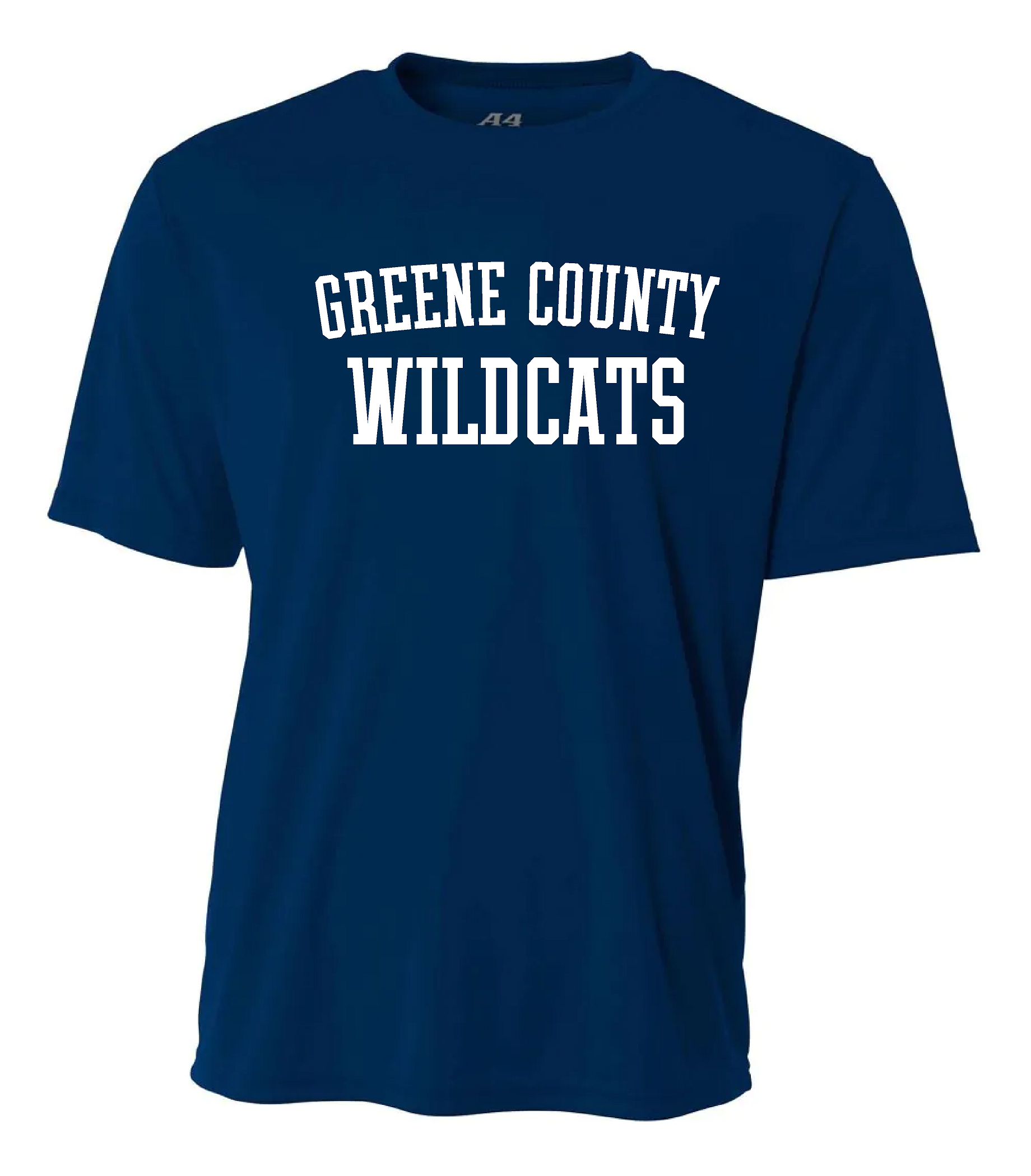Wildcats Athletic Dryfit Navy Tee